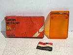 Nos Triumph Tr6 Lucas L832 Amber Right Rear Turn Signal Lens 54580330. Fixed Price $74.95.