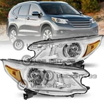 For 2012 2013 2014 Honda Crv Cr-v 4dr Chrome Amber Corner Headlights Pair. Fixed Price $116.36.