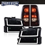 Fit For 03-06 Chevy Silverado 1500 2500 Smoke Led Headlights + Tail Lights. Fixed Price $268.50.