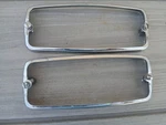2x Triumph Gt6, Spitfire Front Turn Indicator Trim & Screws. Fixed Price $34.99.