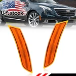 2x Amber Lens Front Bumper Side Marker Lights Set For 2013-2017 Cadillac Xts. Fixed Price $16.99.