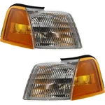 Corner Side Marker Parking Turn Signal Light Lamp Pair Set For 89-95 Cougar. Fixed Price $61.60.