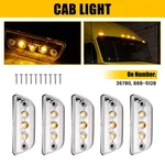 5pcs Clear Len Amber Led Roof Clearance Marker Light For Kenworth T680 T770 T880. Fixed Price $33.24.