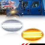 Clear Led Front Fender Hood Side Marker Signal Light For Freightliner M2 106 112. Fixed Price $54.99.
