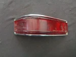 1966 Chevy B-body Station Wagon Outer Tail Light Lamp Bezel Housing - Lens Lh. Fixed Price $30.00.