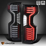 Black Fits 2019-2026 Chevy Silverado 1500 Full Led Strip Tail Lights Brake Lamps. Fixed Price $269.38.