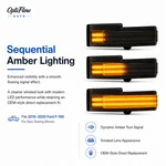 Smoked Sequential Led Side Mirror Turn Signal Light For Ford F150 2015-2020 Pair. Fixed Price $42.99.