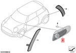 Genuine Mini Cooper F56 Additional Turn Indicator Lamp Left 63138497951. Fixed Price $41.65.