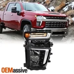 For 20-23 Chevy Silverado 2500hd 3500hd Lt/wt Led Drl Black Headlight Passenger. Fixed Price $124.98.