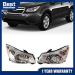 Set Headlight Driver & Passenger Side W/ Bulb For 14-16 Subaru Forester. Fixed Price $171.45.