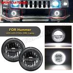 2-in-1 Halo Led Drl Driving Fog Light Daytime Running Lamp For 2003-09 Hummer H2. Fixed Price $149.30.