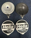 Hella 500 Black Housing Fog Lights Vw Porsche Mercedes Bmw 4x4 Trucks Incomplete. Fixed Price $99.99.