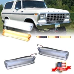 2x Clear Switchback Led Drl Signal Light For 73-79 Ford F-150 Truck 78-79 Bronco. Fixed Price $64.99.