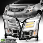 For 2010-2016 Cadillac Srx Halogen Chrome Led Sequential Projector Headlights. Fixed Price $298.99.