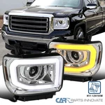 Fits 2014-2015 Gmc Sierra 1500 15-19 2500hd 3500hd Led Bar Projector Headlights. Fixed Price $329.95.