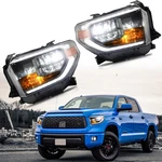 Vland Full Led Headlights For Toyota Tundra 2014-2021 W/sequential Turn Signlas. Fixed Price $390.00.