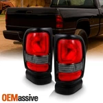 Fit 1994-2002 Dodge Ram 1500 2500 3500 Truck Red Clear Tail Lights Replacement. Fixed Price $39.99.