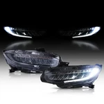 Full Led Sequential Turn Signal Projector Headlights For 2016-2021 Honda Civic. Fixed Price $284.99.