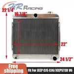 Aluminum Radiator For 1970 1971 Jeep Cj5 Cj6 / 1966-1971 Jeepster V6 Engine Mt. Fixed Price $218.00.