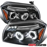 Black Fit 2005 2006 2007 Dodge Magnum Led Halo Projector Headlights Left+right. Fixed Price $169.99.