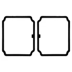 Casrram Upgrade Tail Light Lens Gaskets Single-sided Adhesive Black. Fixed Price $13.99.