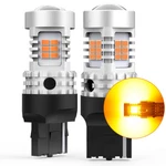 Auxito Led Front Turn Rear Signal Light Blinker Bulbs No Hyper Flash 7440 Amber. Fixed Price $18.04.