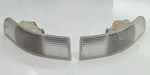 Original Porsche 911 993 Turn Signal Lights Indicator Clear White Left Right Set. Fixed Price $250.00.