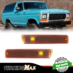 2pc Amber Turn Signal Corner Lights Lens For 73-79 Ford F-150 Truck 78-79 Bronco. Fixed Price $34.99.