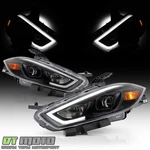 2013-2016 Dodge Dart Hid/xenon Black Led Tube Projector Headlights Headlamps Set. Fixed Price $268.99.
