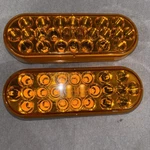 Two Truck Lite 6050a-3 Led Lamp Stop/turn/tail & Front/park Turn, Used. Fixed Price $19.00.
