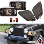For 1997-2006 Jeep Wrangler Tj Smoke Bumper Signal Fender Side Marker Light 4pcs. Fixed Price $26.75.
