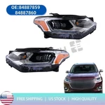 Fit For 2018-2020 2021 Chevy Traverse Full Led Headlight W/ Drl Left+right Pair. Fixed Price $329.99.