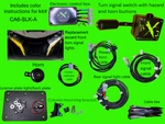 Can Am Maverick R Accent Front Turn Signal Street Legal Kit Self Cancelling. Fixed Price $550.00.