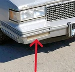 Deville, Fleetwood Fwd : 1985, 1986, 1987, 1988, Right Bumper Turn Signal Light. Fixed Price $40.00.