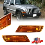 Fender Mounted Amber Marker Signal Corner Parking Lights For 05-07 Jeep Liberty. Fixed Price $24.99.