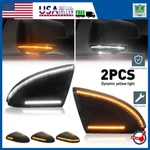 For 09-22 Dodge Ram Smoked Dual Color Led Side Mirror Puddle Light Signal Lamps. Fixed Price $37.99.