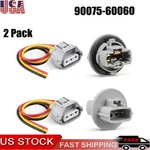 2 Pcs Front Turn Signal Light Bulb Socket For Toyota Tacoma Tundra 90075-60060-. Fixed Price $11.99.