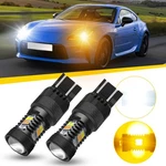 7443 Led Turn Signal Switchback White/amber Drl Parking Light Bulbs 16k Serie 2x. Fixed Price $20.89.