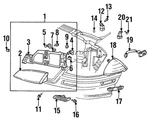 Genuine Gm Side Marker Lamp 16513399. Fixed Price $46.72.