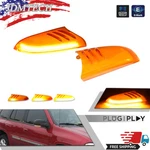W/amber Sequential Led Side View Door Mirror Signal Lights For 2002-09 Chevy Gmc. Fixed Price $64.99.