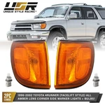 Jdm Style Full Amber Front Corner Light Pair For 99-02 Toyota 4runner Trd Sr5. Fixed Price $64.95.