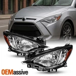 For 2016-2020 Toyota Yaris / 2016 Scion Ia Black Headlight Pair Driver+passenger. Fixed Price $169.99.