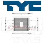 Tyc Ac Condenser For 2003-2008 Jaguar S-type Air Conditioning Heating Fu. Fixed Price $93.06.