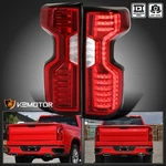 Fits 2019-2026 Chevy Silverado 1500 Red Led Tube Tail Lights Brake Lamps Lh+rh. Fixed Price $245.38.