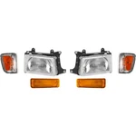 Headlight Set For 1993-1998 Toyota T100 With Corner Light And Turn Signal. Fixed Price $280.41.