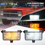 For Chevy Gmc Pickup Truck Front Turn Signal Park Lamps Lights Housing Led Bulbs. Fixed Price $45.99.