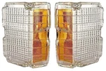 1972 Chevelle, Gmc Sprint, El Camino Parking Lamp Lens Clear - Pair New Dii. Fixed Price $71.03.