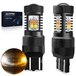 Auxito Switchback Led Turn Signal Light Lamp Dual Color 7443 7444 Amber White Aa. Fixed Price $18.99.