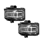 Recon Side Mirror Lens Led Clear 2pc For 17-21 Ford F250 F350 F450 264245whclx. Fixed Price $269.95.