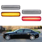 Clear Lens Amber/red Full Led Side Marker Lights For 04-08 Maserati Quattroporte. Fixed Price $43.09.